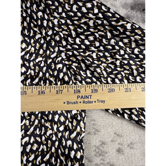 Lafayette 148 Top Womens Extra Small Abstract Button Up Comfort Casual 100% Silk - Picture 4 of 10